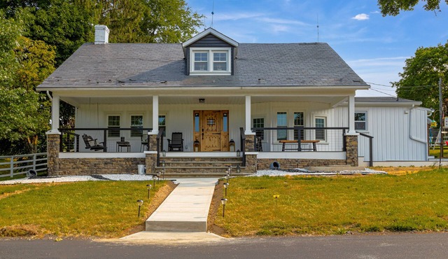 Welcome to our delightful Vrbo! Secret Hills Farm with 60 acres of farmland